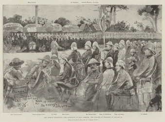 De Ashanti Expeditie, de Overgave van Koning Prempeh, de Palaver in Coomassie op 20 januari